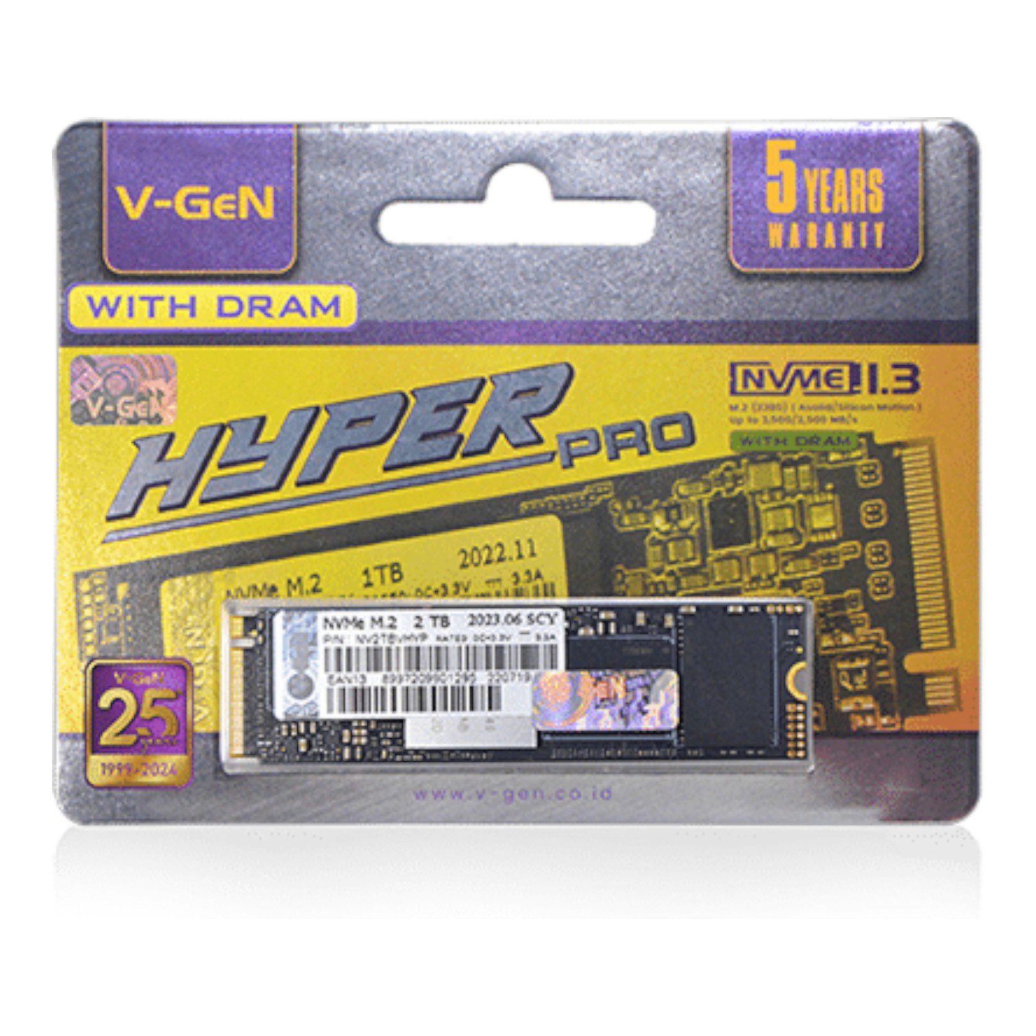 V-GeN SSD Hyper Pro M.2 NVMe PCIe Gen 3.0 – Non Heatsink